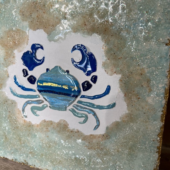 Crab Out Of Water Painting - Picture 6 of 11